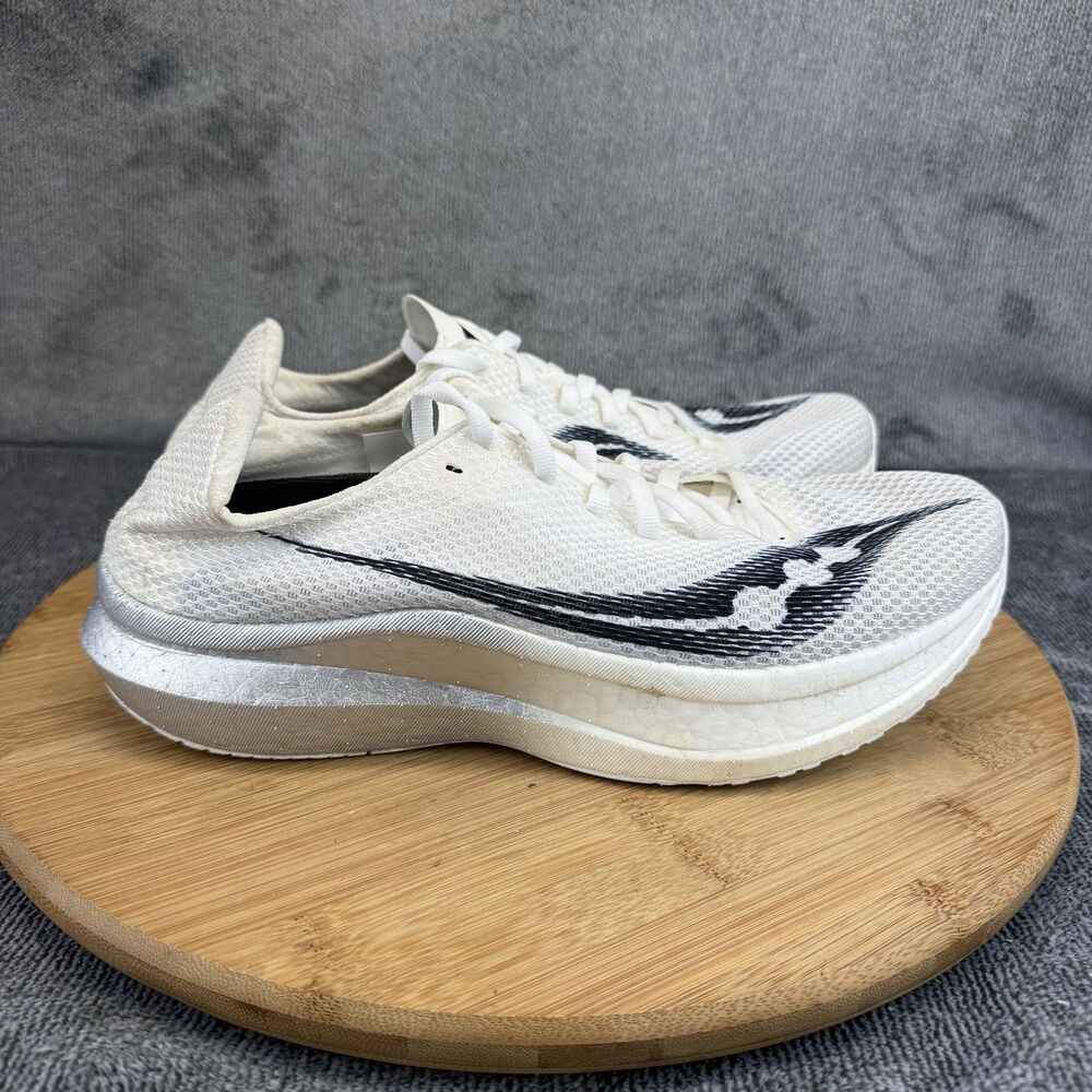 Saucony Endorphin Pro+ Shoes Womens Size 8.5 White Running Sneakers S10719-01